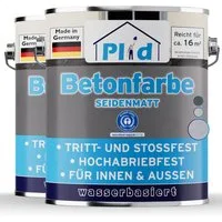 plid Acryl-Flüssigkunststoff Betonfarbe Bodenbeschichtung Bodenfarbe Sockelfarbe Flüssigkunstoff, Schnelltrocknend