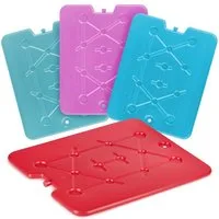 BigDean Kühlakku 4x XXL Kühlakkus je 750ml für Kühltasche & Kühlbox 32x25,5x1,5cm