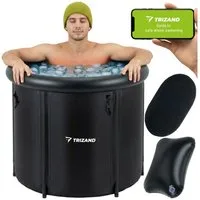 Trizand Rundpool Eisbad Winterfass Eistonne (Spar-Set, 1-tlg., 320 Liter), Mehrschichtige Thermokonstruktion hält die Wassertemperatur stabil
