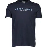 LINDBERGH T-Shirt mit Logo und Rundhalsausschnitt
