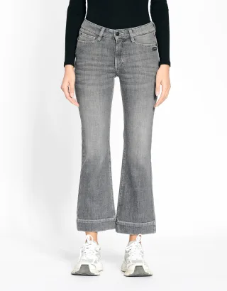 GANG Damen Jeans 94MAXIMA KICK - kickflared fit Jeans vintage grey