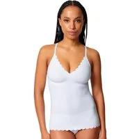 Skiny BH-Hemd Spaghettishirt mit herausnehmbaren Pads Sensation (Stück, 1-tlg) verstellbare Träger, auch überkreuzt tragbar