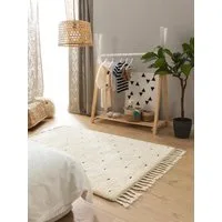 benuta Kinderteppich Theo, rechteckig, Höhe: 11 mm, Kunstfaser, Berber, Ethno-Style, Wohnzimmer