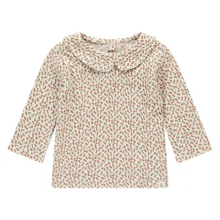 Babyface Baby T-Shirt Long Sleeve - Snow and Flowers - Gr.56