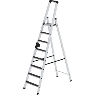 Munk Stufen-Stehleiter einseitig begehbar mit clip-step R13 - 041628