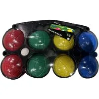 Jollystar Spielball Boule-Set – 8 Kugeln + Zielkugel – Spielspaß für draußen (9-St)