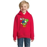 Blondie & Brownie Hoodie Kinder Yoshi & Mario Konsole Super Retro Luigi Kinder Hoodie Yoshi Mario Luigi Konsole Super Retro Gaming