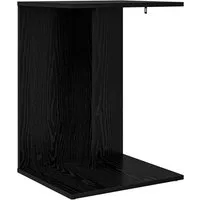 vidaXL Beistelltisch Beistelltisch Schwarz Eichen-Optik 45 x 40 x 62,5 cm (1-St)