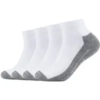 Camano Kurzsocken function (4 Paar) mit entlastender Halbplüschsohle