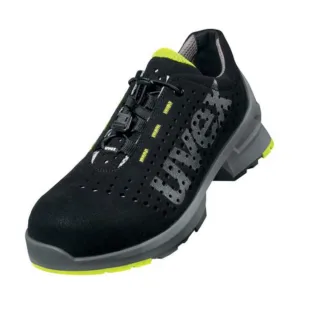 uvex 1 Sicherheitsschuh S1 Halbschuh gelocht schwarz/gelb 48 - 8543048