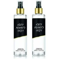 KATY PERRY Bodyspray Indi Body Fragrance Mist Spray 2x 240ml für Frauen Parfüm Damenduft, Spray Body Parfüm Duft, 2-tlg., Parfum Spray sinnliches Frauenduft Duftspray woman verführerisch Duft