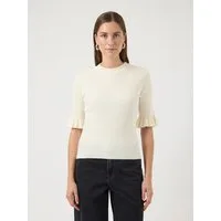 Y.A.S Rundhalspullover YASMIKLA SS KNIT TOP S. NOOS