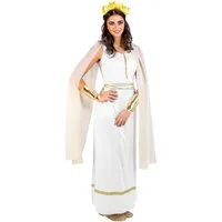 dressforfun Kostüm Frauenkostüm griechische Göttin Olympia, Langes, edles Kleid