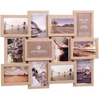 Atmosphera Créateur d'intérieur Bilderrahmen Wandfotorahmen Collage - für 12 Fotos 46 x 60 x 3 cm, (einzeln)