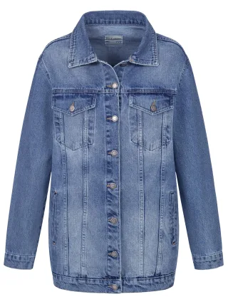 Rock Creek Jeansjacke Blau