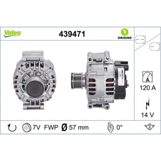 Valeo Generator Mercedes C CLC E-Klasse CLK SLK
