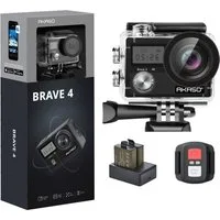 Akaso Brave 4 Action Cam (4K Ultra HD, Wi-Fi 2.4 GHz, 4K Ultra HD, Wasserdicht bis 30m, Dual-Display, WiFi)