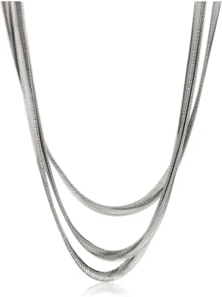 Tommy Hilfiger Damen Edelstahl Halskette - Silber 2700978