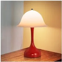 ZMH LED Tischleuchte Akku Tischlampe Aufladbar Touch Dimmbar Schlafzimmerlampe, USB-Ladefunktion, LED fest integriert, 2000K-6500k, Kabellose Nachttischleuchte Tragbare Lampe für Wohnzimmer