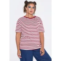 Studio Untold T-Shirt T-Shirt Oversize Shape Ringel