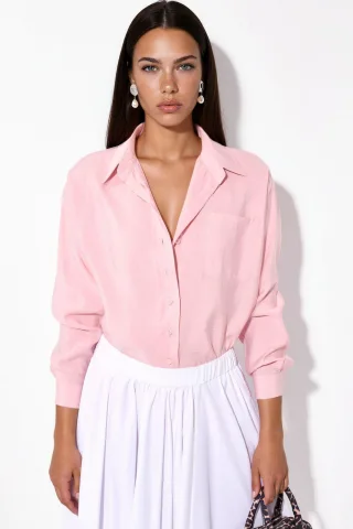 Übergrößen-Shirt aus Modal-Viscose-Mix