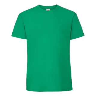 Fruit of the Loom Herren Iconic Premium Ringspun Baumwolle T-Shirt (Kelly Green)