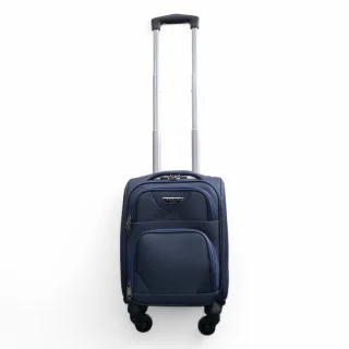 Weichschalen-Reisekoffer aus leichtem Nylon mit 4 Rädern, unter dem Sitz verstaubar