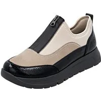 Remonte Plateausneaker Halbschuh, Casual-Sneaker mit Lackdetails