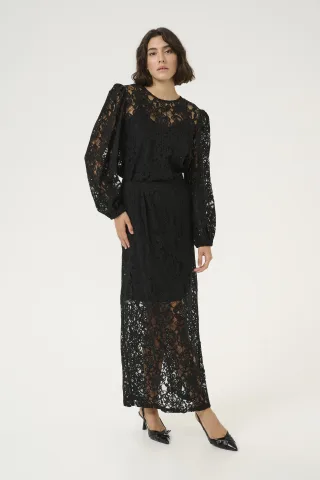 Langarm-Bluse Loose fit Black