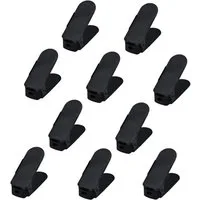 FIVMEN Schuhstapler Einstellbare Schuhregale Schuhhalter Set, 3 höhenverstellbar, Platzsparend, Weiß/Schwarz/Grau