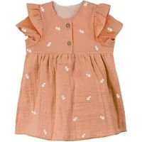 MAXIMO Sommerkleid GOTS BABY GIRL-Kleid, Kurzarm (1-tlg)