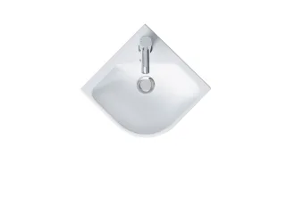 Duravit ME by Starck Eck-Handwaschbecken Weiß Seidenmatt 435 mm - 07224332001 07224332001