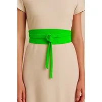 COLLEZIONE ALESSANDRO Taillengürtel Neon aus echtem Leder, Made in Italy
