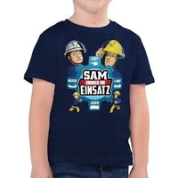 Shirtracer T-Shirt Sam - Immer im Einsatz (1-tlg) Feuerwehrmann Sam Jungen