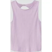 s.Oliver Muskelshirt T-Shirt Elastisches Top aus Rippware mit Cut Out