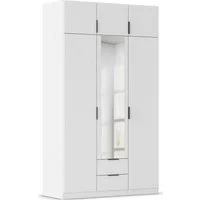 rauch Kleiderschrank Drehtürenschrank Schrank Garderobe Ankleide Schlafzimmer LAGOA (3 verschiedene Ausstattungen BASIC/CLASSIC/PREMIUM (inkl. SOFT-CLOSE) geräumige Schubladen, 3 Breiten, optional mit Aufsatz MADE IN GERMANY