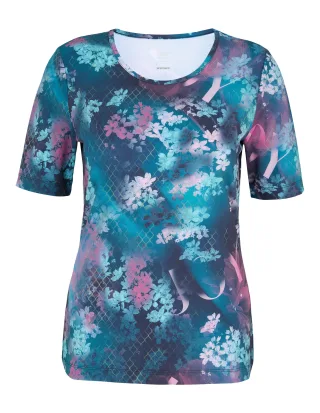 JOY sportswear - THEODORA T-Shirt lagoon night print - Gr. - 44