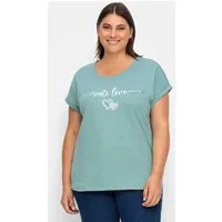 Sieh an! T-Shirt Rundhals-Shirt Extra kurz