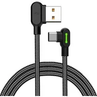 mcdodo 90 Grad Ladekabel Winkel Typ-C USB-C Kabel abgewinkelt USB-Kabel, Typ C (Eurostecker), USB-C (120 cm), Winkelstecker