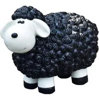 Geschenkestadl Gartenfigur XL Schafe in verschiedenen Farben Gartenfigur