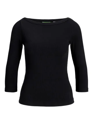 JJXX - JXFIFI STR 3/4 BOATNECK TOP JRS NOOS Black - Gr. - S