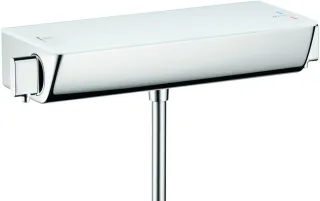 Hansgrohe Thermostat Ecostat Select Brausenmischer Aufputz DN15 weiss/chrom, 13161400 13161400