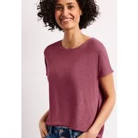 STREET ONE T-Shirt mit Rundhalsausschnitt