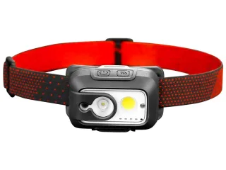 ARCAS LED-Stirnlampe, 9 W, 480 lm, Sensor, Akkubetrieb, wiederaufladbar
