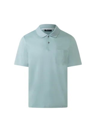 MAERZ Muenchen - Poloshirt, Knopf 1/2 Arm pastel turquoise