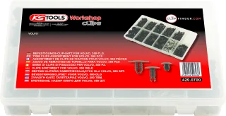 KS Tools Befestigungs-Clip-Satz für Volvo, 350-tlg - 420.0700