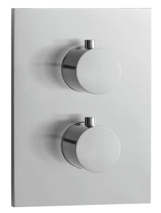 Herzbach Design IX Thermostatarmatur Unterputz Fertigset 1 square plus, 17.500550.2.09 17.500550.2.09