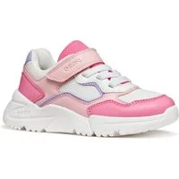 Geox J LOFTUS GIRL Sneaker Klettschuh mit bunten Kontrastbesätzen, Größenschablone zum Download