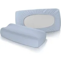 fleuresse Kissenbezüge 2 Stück Jersey Spannbezug für Nackenstützkissen Kissenbezug Vital, (2 Stück)