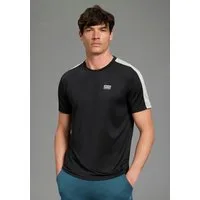 Bruno Banani Funktionsshirt sportlicher Stil, Halbarm, schmale Passform, aus Single Jersey